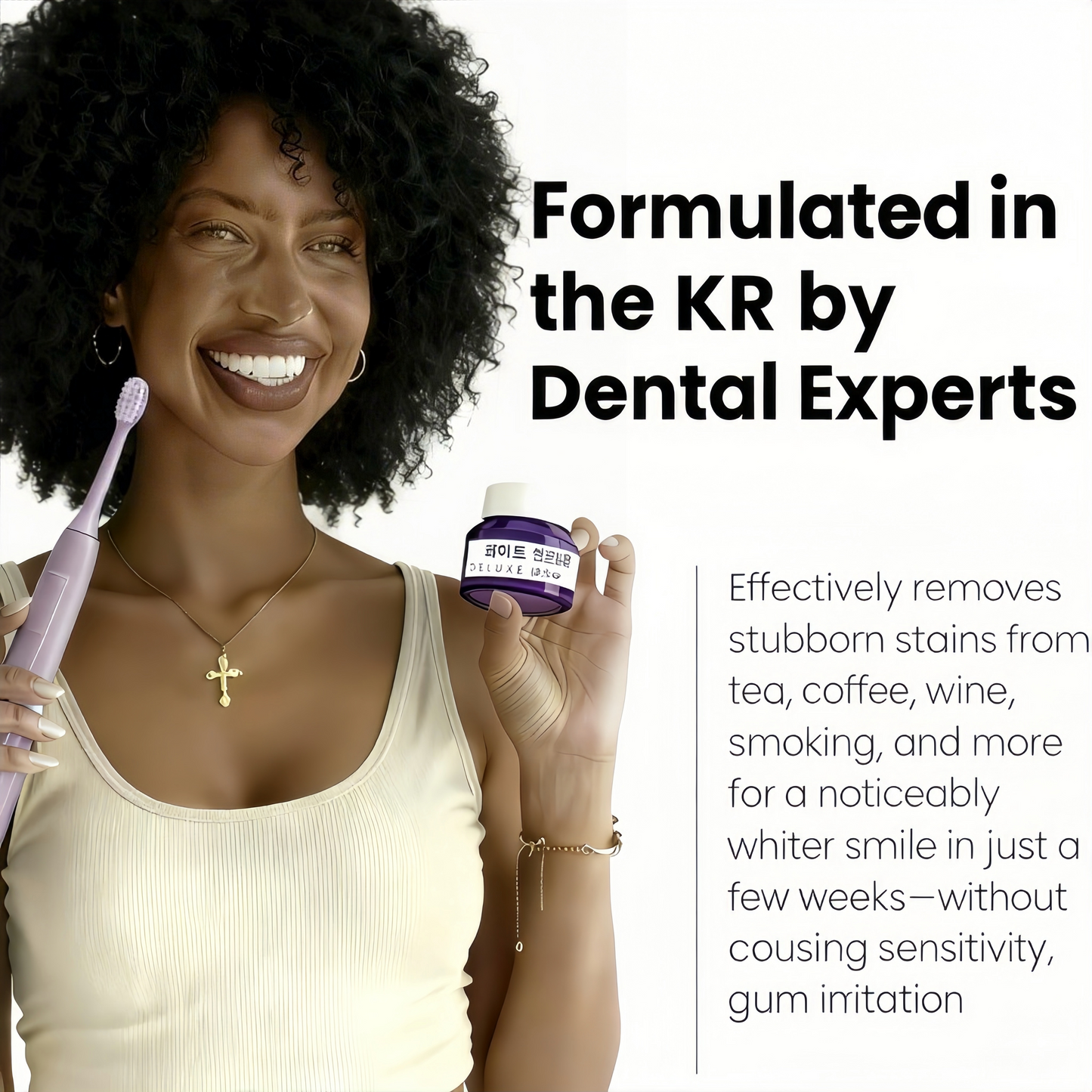 Korean V34 Whitening Powder